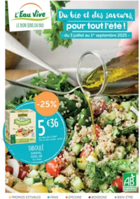 Prospectus L'Eau Vive QUETIGNY : Catalogue Juillet Aout 2025