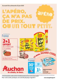 Prospectus Auchan LUXEUIL LES BAINS : L'apéro, ça n'a pas de prix. Ou un tout petit.