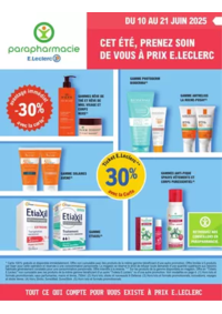 Prospectus Parapharmacie E.Leclerc CHATEAU GONTIER : Prospectus préparation Vacances