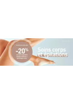 Promos et remises  : Soins corps et épilations
