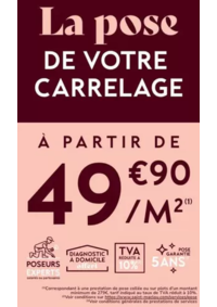 Prospectus Saint Maclou Cherbourg : La pose de votre carrelage