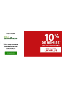 Prospectus Leroy Merlin St Denis-la-Plaine : 10% DE REMISE