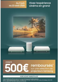 Prospectus BeDigital Avignon : SAMSUNG PROJECTEURS THE PREMIERE
