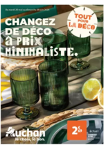 Prospectus Auchan : Changez de déco à prix minimaliste