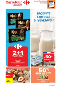 Prospectus Carrefour Drive ILLZACH : PRODUITS LAITIERS ET VÉGÉTAUX