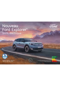Prospectus Ford AURILLAC : Ford Nouveau Explorer 100% Électrique