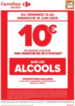Prospectus Carrefour Market : CE WEEK-END, OPERATION BON D’ACHAT SUR L’ALCOOL