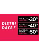 Promos et remises  : Distri Days