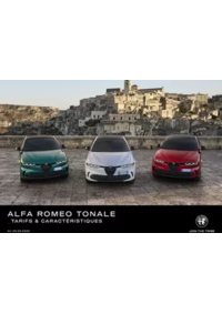 Prospectus Alfa Roméo PERPIGNAN : Catalogue Alfa Romeo TONALE