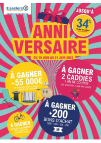 Prospectus E.Leclerc SAINT BREVIN LES PINS : CATALOGUE ANNIVERSAIRE
