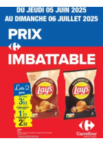 Prospectus Carrefour : Carrefour PRIX IMBATTABLE DU 05 JUIN AU 06 JUILLET 2025