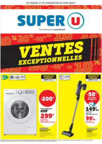 Prospectus Super U GERTWILLER : Ventes exceptionnelles