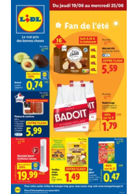 Prospectus Lidl SIERENTZ : Retrouvez une gamme de produits pour vos repas d'été, toujours à prix Lidl !