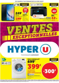 Prospectus Hyper U VITRE : Ventes exceptionnelles