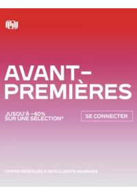 Prospectus Minelli Gap : Avant - Premières