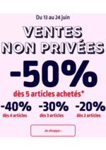 Prospectus Kiabi : Ventes non Privées jusqu'à -50%