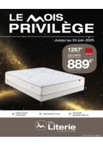 Promos et remises  : Jusqu’au 24 juin, offrez-vous le confort d’une literie de qualité avec des offres exclusives !
