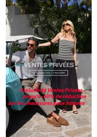 Prospectus Finsbury CAEN : Exclusivité Ventes Privées, jusqu'à -50% de réduction sur les chaussures pour homme.