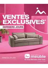 Prospectus Monsieur meuble STIRING WENDEL : Ne manquez pas cette opportunité, elle s’arrête le 24 juin