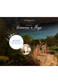 Prospectus Cyrillus Boulogne Billancourt : Vacances à Ibiza