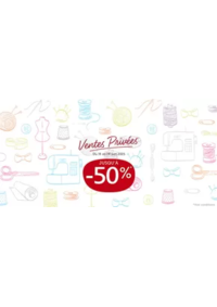 Prospectus Mondial Tissus VICHY : Ventes Privées jusqu'à -50%