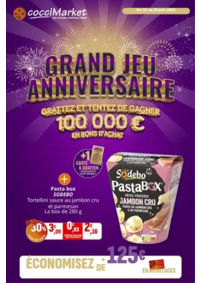 Prospectus CocciMarket Bruay La Buissière - Rue Arthur Lamandin : GRAND JEU ANNIVERSAIRE