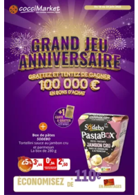 Prospectus CocciMarket PARIS 39 RUE COQUILLIERE : GRAND JEU ANNIVERSAIRE