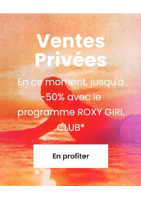 Prospectus Roxy Cité Europe Calais : Ventes Privées jusqu'à -50%