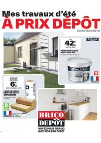 Prospectus Brico Depot VILLETANEUSE : Mes travaux d'été à prix dépôt !