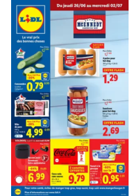 Prospectus Lidl MARSEILLE 46 boulevard de Strasbourg : Hot-dogs, popcorn, pancakes… Lidl vous emmène aux USA avec des saveurs 100% américaines !