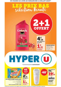 Prospectus Hyper U YFFINIAC : Spécial Beauté
