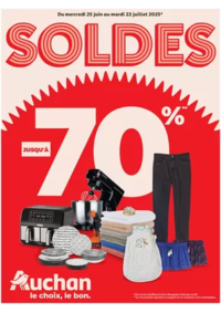 Prospectus Auchan Melun Senart Cesson : SOLDES : jusqu'à -70% !