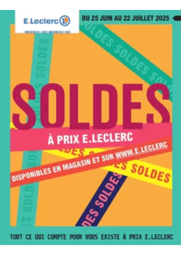 Prospectus E.Leclerc CHINON : SOLDES DETE