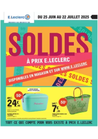 Prospectus E.Leclerc FONTENAY LE COMTE : SOLDES DETE