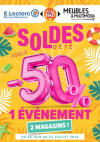 Prospectus E.Leclerc BASSE GOULAINE : SOLDES ÉTÉ