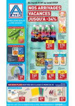 Prospectus Aldi : Nos arrivages vacances jusqu'à -34%