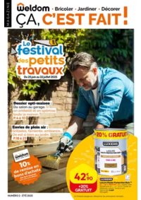 Prospectus Weldom HESINGUE : Le festival des petits travaux