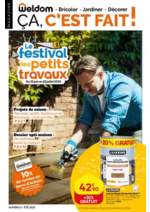 Prospectus Weldom : Le festival des petits travaux