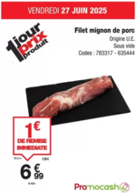 Prospectus Promocash : 1 jour prix produit