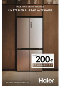 Prospectus Boulanger Saint-Égrève : OFFRE HAIER : jusqu'à 200€ remboursés !