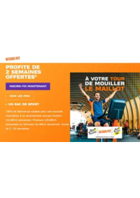 Prospectus Basic-Fit Saint-Etienne : Profite de 2 semaines offertes