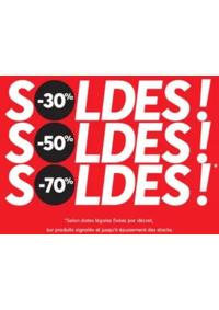 Prospectus Distri-center SAINT-SEVER ZAC de l'Escalès : SOLDES : -30%, -50%, -70% sur les milliers d'articles pour toute la famille.