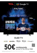 Promos et remises  : TCL 50€ remboursés