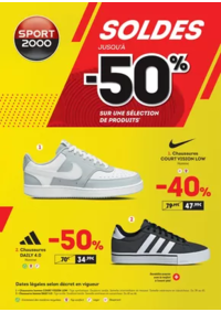 Prospectus Sport 2000 LE RAINCY : SOLDES jusqu'à -50%