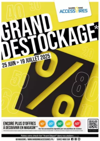 Prospectus Narbonne Accessoires PONT SUR YONNE : Grand destockage