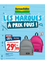 Prospectus Bureau Vallée : Les marques à prix fous!