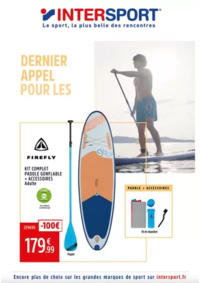 Prospectus Intersport ORANGE : Dernier appel pour les