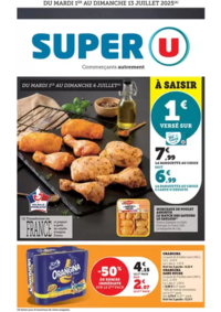 Prospectus Super U VILLIERS SURMARNE : Catalogue SUPER U