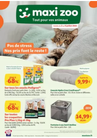 Prospectus Maxi zoo Dechy : Pas de stress Nos prix font le reste !