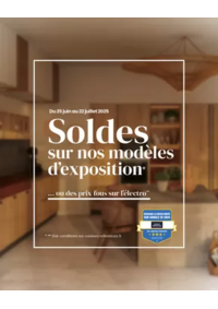 Prospectus Cuisines références LIBOURNE : C’est maintenant chez Cuisines Références avec nos modèles d’exposition et électroménagers en SOLDES